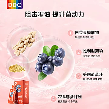 【5.9秒杀！】DDC活性益生菌果冻30g[10元优惠券]-寻折猪