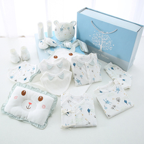 Newborn spring and summer Baby Cotton gift box newborn clothes full moon thin set gift supplies