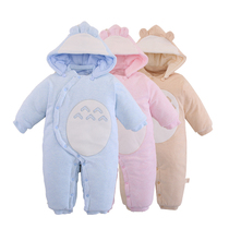Newborn winter cotton-padded clothes baby jumpsuits just born newborn thickened outer clothes full moon baby cotton clothes