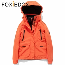 FOXIEDOX stormtrooper womens three-in-one detachable outdoor mountaineering suit jacket mens tide brand windproof waterproof four seasons