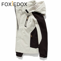 Outdoor new sports spring and autumn lovers Korean men and women warm loose stormtroopers tide brand windproof waterproof jacket