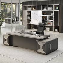 Boss table simple modern multi-color large class single desk desk President desk manager table and chair combination office furniture