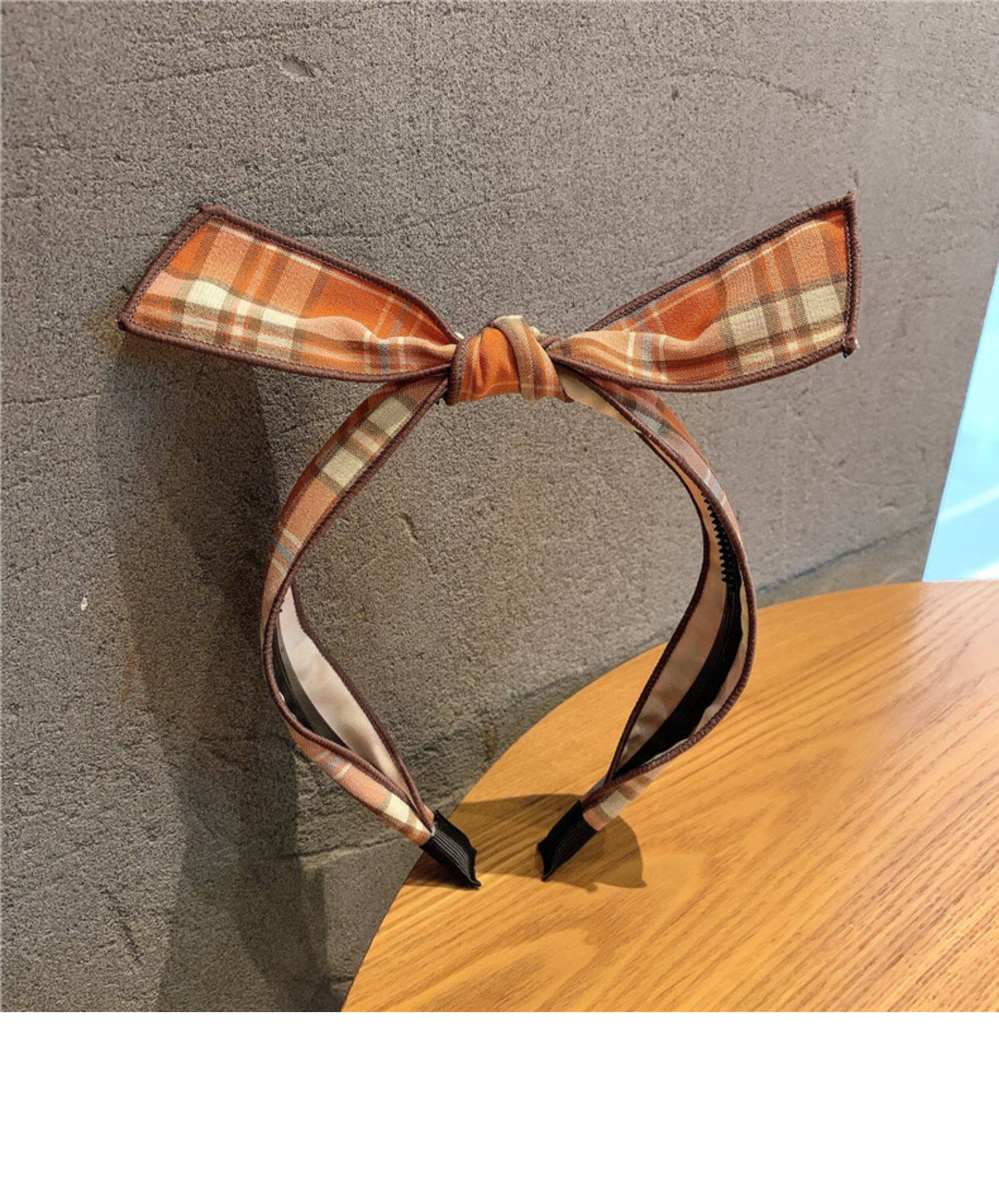 韩国发箍百搭外出蝴蝶结头箍窄版带齿压发网红发带发卡超仙女森系