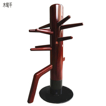 Mudian thousand solid wood nine-hand pile Wing Chun multi-hand training pile high skill wood Wing Chun pile round iron landing wooden man pile