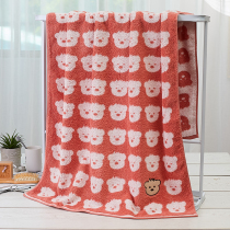 Towel bath towel three-piece set of children household cotton absorbent men and women cartoon cute towel soft and not easy to lose Winter