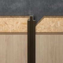 Zenjue Pavilion tiling tile edging gypsum board sealing edging strip aluminum metal strip ceiling buckle strip Black