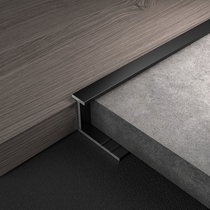 Dianjue Pavilion tiling tile Yang corner aluminum metal strip floor Press strip edging side wall panel closing corner guard