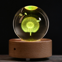 Bluetooth music box gift dandelion elk crystal ball wedding creative girl birthday gift for girlfriends