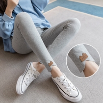 Pregnant women leggings spring and autumn autumn cotton vertical stripes outside wear wild fashion pregnant women autumn pants