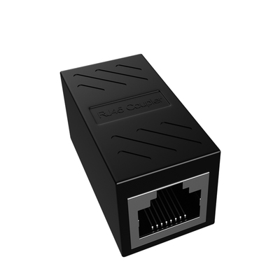 网线转接对接头rj45千兆网络宽带水晶头双通直通头连接器接口延长