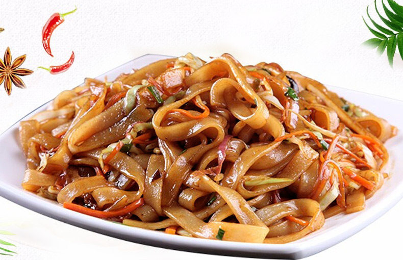 5斤河粉广东炒牛河粉宽米线江西米粉扁粉云南桂林粗米线南昌炒粉_海淘