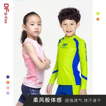 DF dfire SoftWind Kids Sportswear Long Sleeve Tank Top Double Breathable Wicking Skin-Friendly High Elasticity