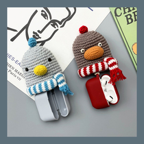 Suitable for Apple airpods Pro Bluetooth headphone protective sleeve anti-fall AirPods2 generation headphone shell one-piece