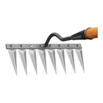 German Seikos new weeding deities even root nails harrowing tools Nine teeth Six teeth Rake Grass Harrowing Manganese Steel Hoe