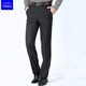 Dad wear long pants spring and autumn thick men middle-aged loose straight casual pants suit pants middle-aged men's pants Dad wear long pants spring and autumn thick men middle-aged loose straight casual pants suit pants middle-aged men's pants
