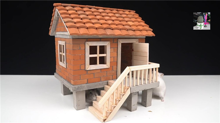 古建筑微缩小瓦片场景制作青瓦迷你瓦片拼装沙盘场景筒瓦砖块模型