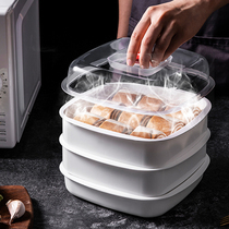 Microwave oven steamer heating special multi-function large utensils with water to steam rice bowl container hot steamed bun steaming box