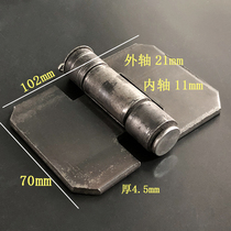 Welded hinge heavy iron hinge thickened 5mm large iron door detachable hinge truck compartment door shaft hardware accessories