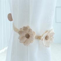 Curtain strap Nordic creative curtain buckle strap curtain buckle princess style cute simple curtain strap pair