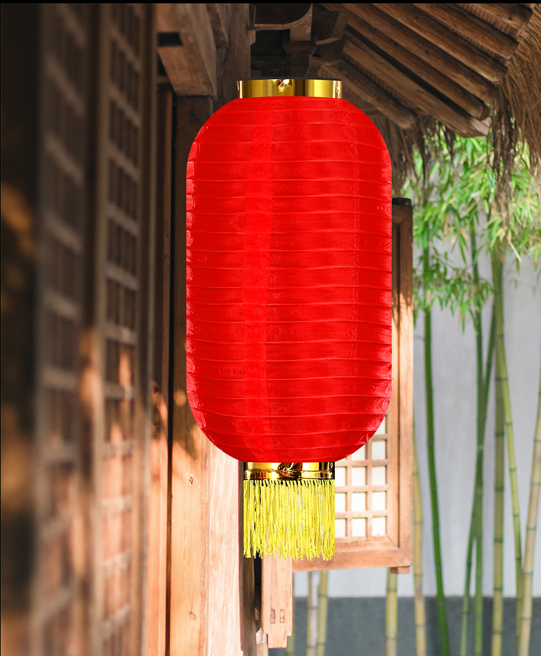 大红灯笼冬瓜广告日韩式字折叠舞蹈道具喜庆拉丝连串户外装饰