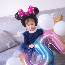 Graduation Childrens Day Birthday Card Ventilation Ball Hair Stirrup Netting Red Earth Pushback Code Small Gift Birthday Party Cute