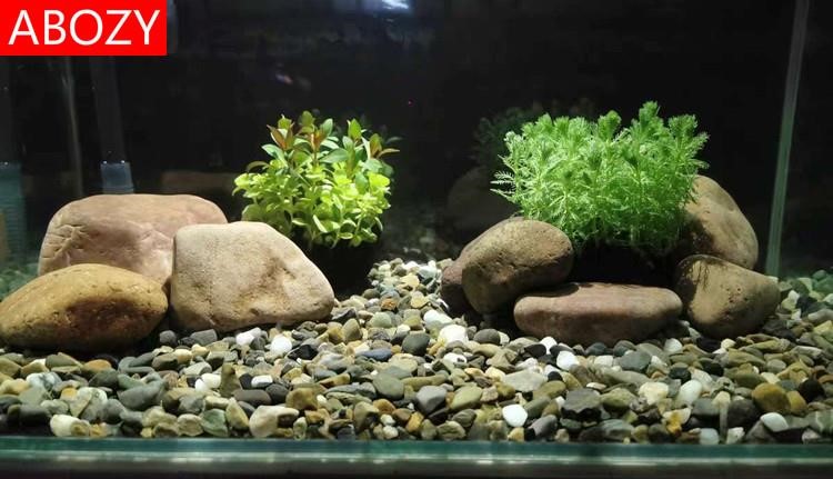 迷你鹦鹉鱼鱼缸底砂天然溪流沙原生缸底砂鱼缸造景鱼缸底沙免清洗