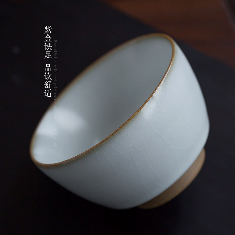 The porcelain up fire your up CPU can keep on The master cup single CPU jingdezhen ceramic sample tea cup kung fu tea set