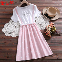 12 short sleeves 13 summer fit 15 less girl 16 junior high school student cute big boy 18 Liandress 14-year-old princess dress