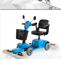 Fragrant Sclean electric dust cart Driving style flying airport High iron Line with towing machine adjustable seat height CT312