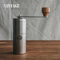 Japanese Qingfang Production Aoyoshi Outdoor camping Retro manually adjusted coffee grinding powder grinding machine grinding machine