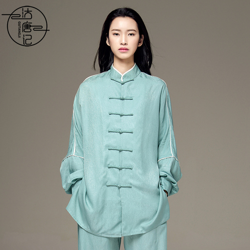 Tai chi clothing kung fu uniforms Chinese Style Taijiquan women spring and summer men Taijiquan training clothes