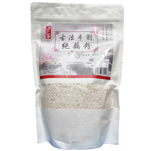 古法纯藕粉500g无糖鹅毛雪片片状散装藕粉手工孕妇婴儿宝宝藕粉
