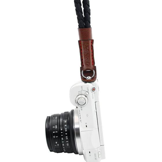 Nikon Fuji 카메라 로프를위한 꼰 면화 마이크로 단일 카메라 손목 스트랩 Nikon Fuji 카메라 로프를위한 꼰 면화 마이크로 단일 카메라 손목 스트랩