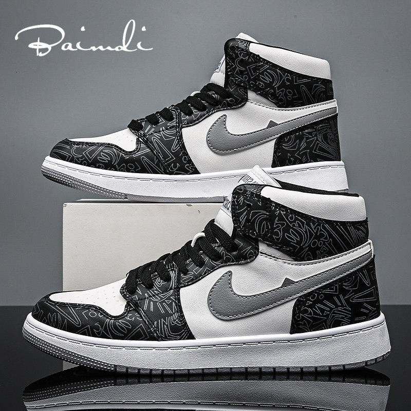 aj2020秋冬情侣休闲板鞋学生高帮板鞋