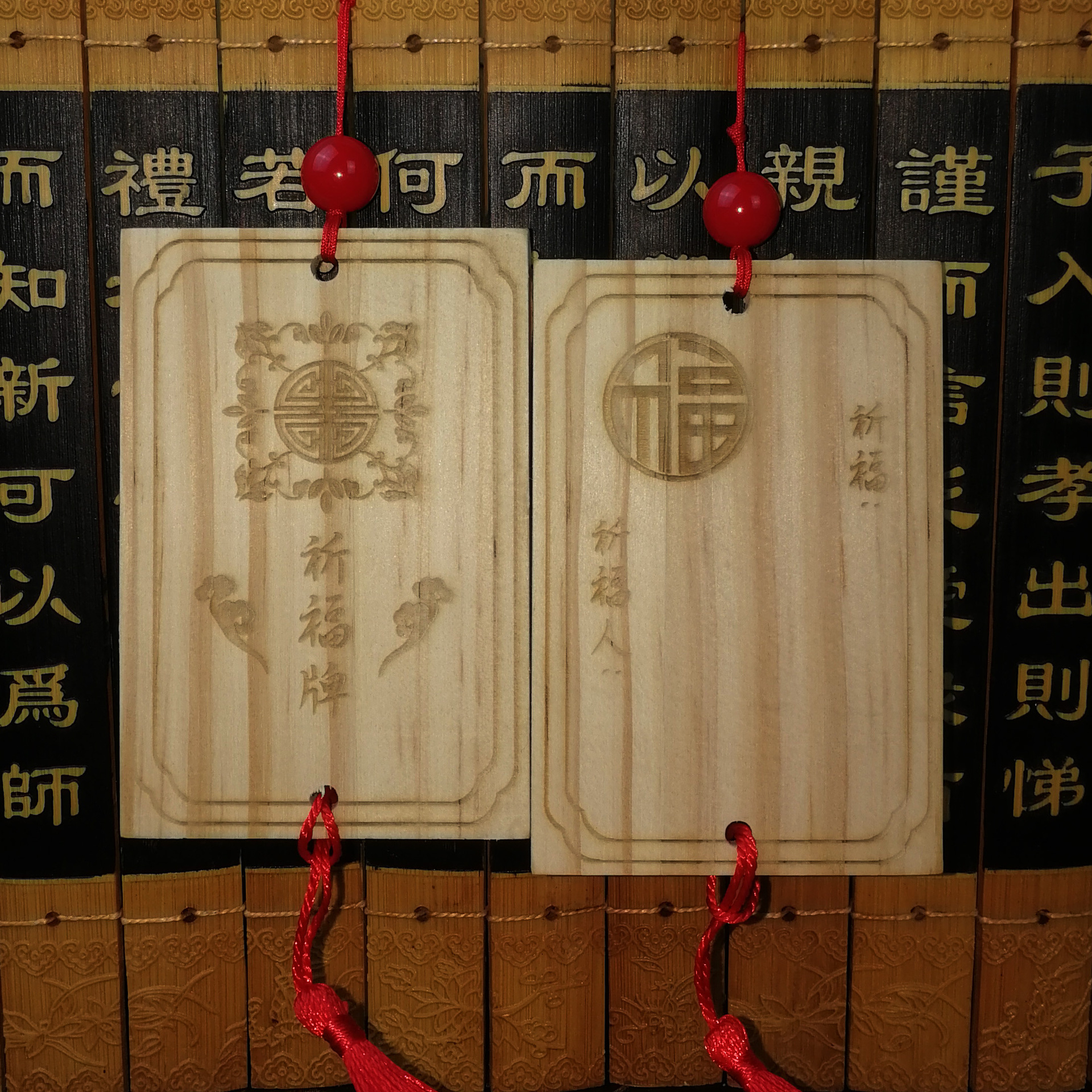 景区寺庙木制许愿牌 祈福牌景区寺院许愿牌 定制订做木质姻缘牌