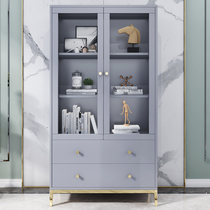 Modern simple toilet cabinet bathroom side cabinet side side cabinet solid wood wine cabinet storage storage cabinet living room bookcase