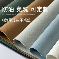 Q Bounden Red Table Mat Table Cloth Waterproof Oil Protection Free Pvc Anti-Burn Table Mat Nordic Home Light Lavish Tea Table Mat