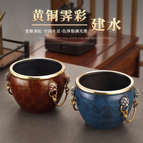 Clay Ultra Pure Copper Tea Wash Large Day Style Dry Tea Cup Wash Tea Art Pen Wash Ptoon Build Water Creative Kung Fu Tea With Swing Piece