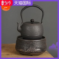 Electric pottery stove Household tea stove Mute iron pot Silver pot kettle Tea maker Iron silver series electric light wave stove