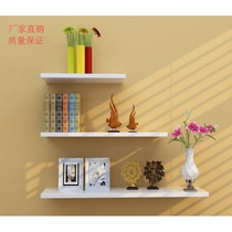 European-style solid wood partition White TV wall shelf Wall shelf set-top box shelf Wall Wall decorative layer