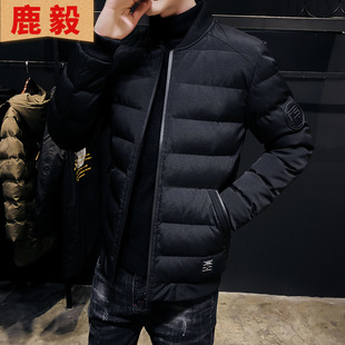 鹿毅2棉服男外套冬季2019年新款棒球衣服冬天棉衣韩版潮冬装棉袄