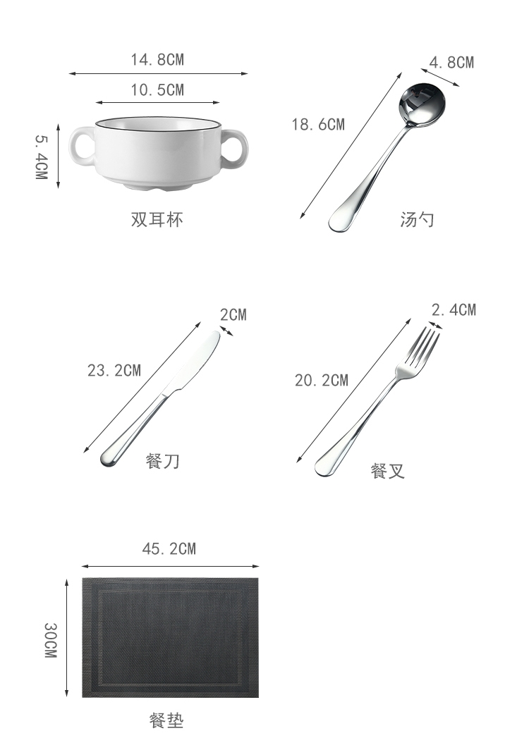 Eat western - style food tableware steak knife and fork dish suit European ceramics steak lovers home dinner plate full
