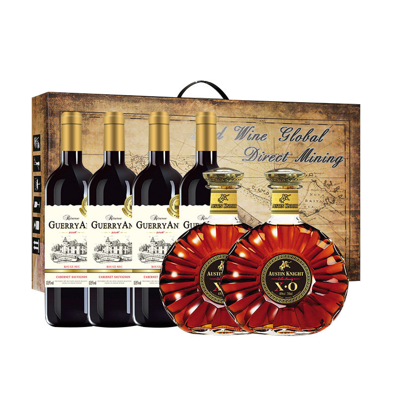 【送海马刀】新年送礼高端红酒xo礼盒(热品库)