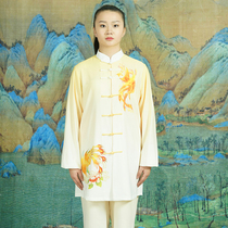 Mitzong Wu When Tai Chi Costume Womens New Printed Taijiquan Costume has been served with the mens high-end martial arts performance to serve the Spring Festival