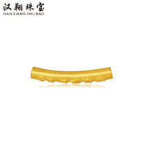 999 full gold six-character mania transfer beads gold heart channel bracelet 3D hard gold heart jinx hand rope red rope