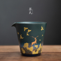 Jis star deer gongdo Cup uniform Cup home simple kung fu tea set accessories Tea Tea Tea Tea Sea ceramic cup