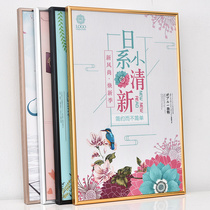 Narrow side simple aluminum alloy photo frame elevator advertising frame poster frame custom frame multiple size mounting Wall