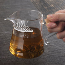 Non-craftsman fair cup tea leak One-piece glass fair cup thickened heat-resistant tea separator Green tea tea pot Kung Fu tea set