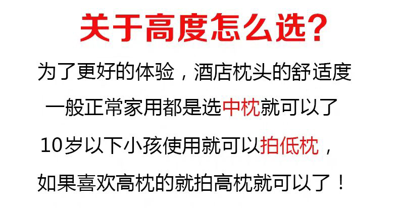 【第二件0元】五星级酒店羽绒枕芯一对装