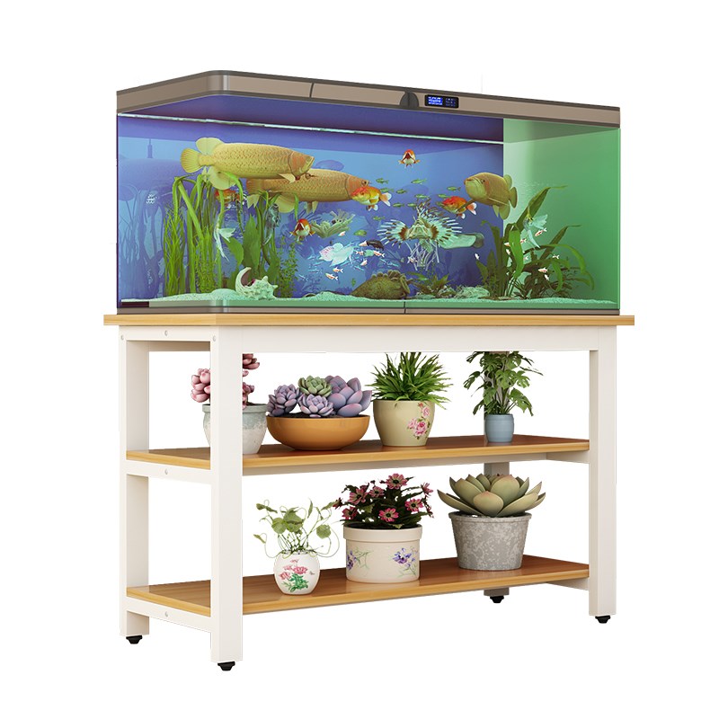 Tank steel Tank bottom ark, turtle cylinder rack shelf bottom metal base cabinets table fish Tank contracted aquarium Tank